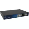 ALLNET 16+2P PoE komutators ALL-SG8418PM — 18 porti, Gigabit, 16 PoE porti, 2 augšupielādes porti
