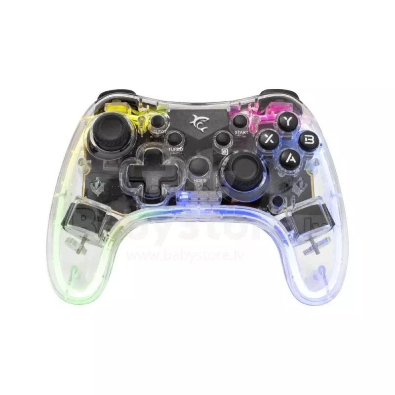 Wireless Gamepad White Shark GPW-8039 – ergonomisks bezvadu kontrolieris, kompakts dizains