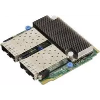 Supermicro - AOC-M25G-M4SM-O - Iebūvēta, vadu, optiskā šķiedra, 25000 Mbit/s, melna, zaļa, pelēka