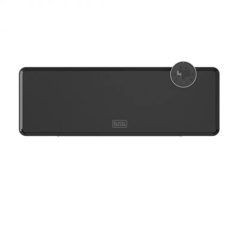 Sienas sildītājs Melns & Decker BXWSH2001E 2000W, regulējams termostats, IP22, LED displejs, tālvadība, sienas stiprinājums