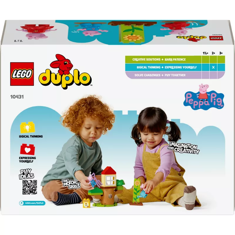 Lego 10431 Duplo Peppa Pig Dārza un Koka mājas rotaļu komplekts