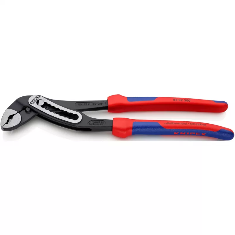 KNIPEX 88 02 300 - Rievu un atsperu knaibles - 7 cm - 6 cm - Tērauds - Plastmasa - Zils/Sarkans