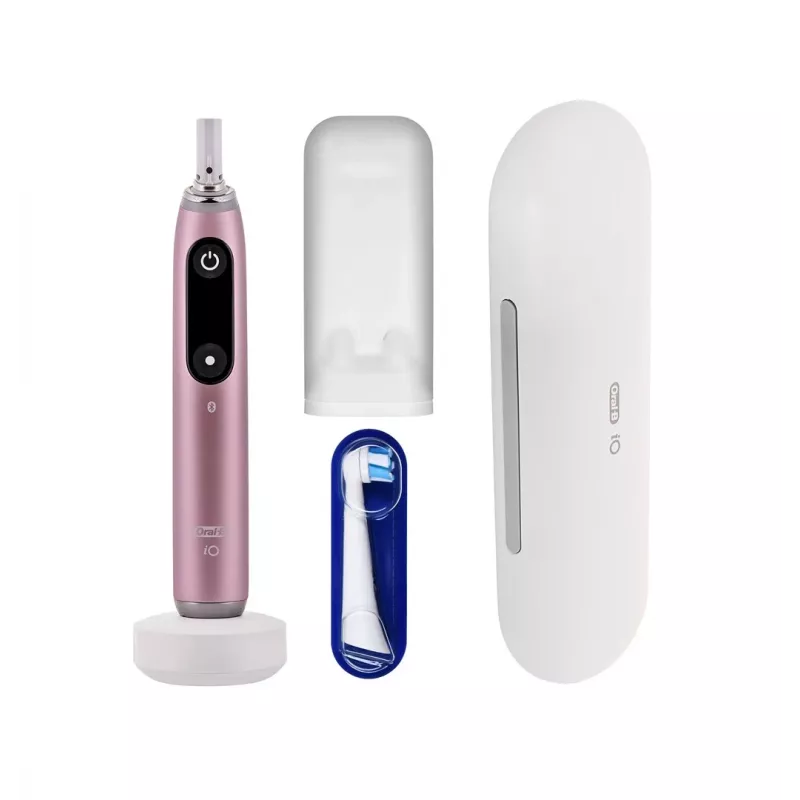 Oral-B iO9 Series 9 elektriskā zobu birste, rožu kvarcs
