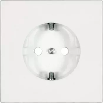 Kontaktligzda Type F jung LS 1520 WW — 250 V, 16 A, Balta, Duroplast, 70x70 mm