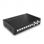Lindy 5 Port Seamless Multiview KVM slēdzis, 4096 x 2160 pikseļi, 4K Ultra HD, melns