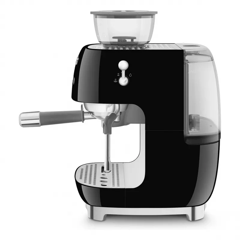 SMEG EGF03BLEU Espresso automāts. Kafijas automāts 50. gadu stilā. melns