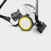 Putekļsūcējs Karcher VC 3 — sausā tīrīšana mājām, 700 W, 0,9 L bez maisa, HEPA 13, teleskopiskā caurule, 1,5 m šļūtene