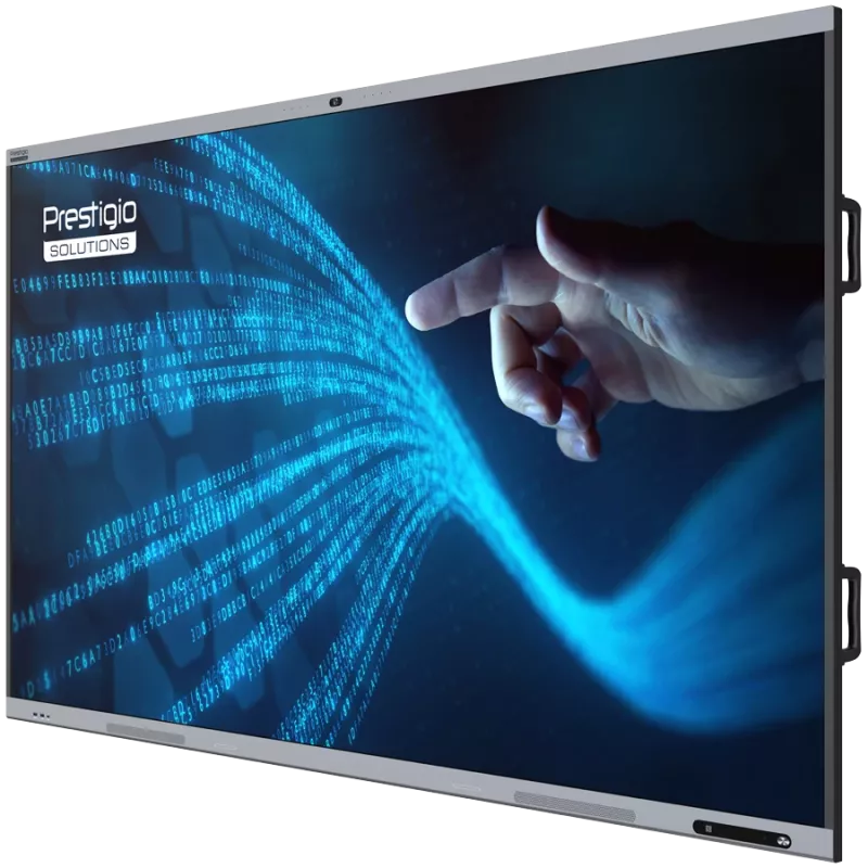 Interaktīvā Multitāfele Prestigio Multiboard 65 collu Light+ Gen 2 — Android 13, Google EDLA, AI kamera, 16 GB RAM / 128 GB krātuve