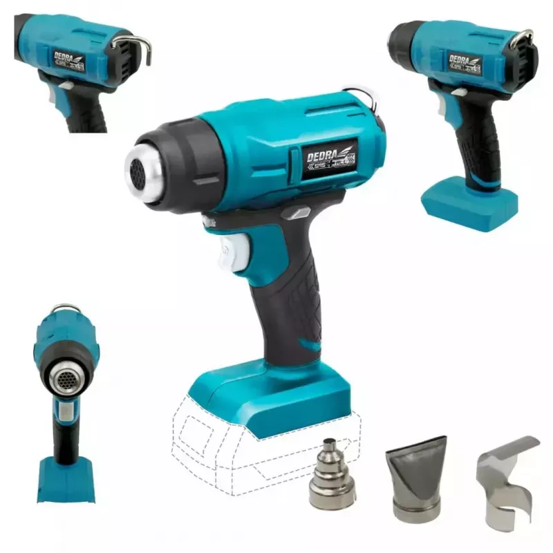 Karstuma pistole Dedra DED7058 2000W ar regulējamu temperatūru