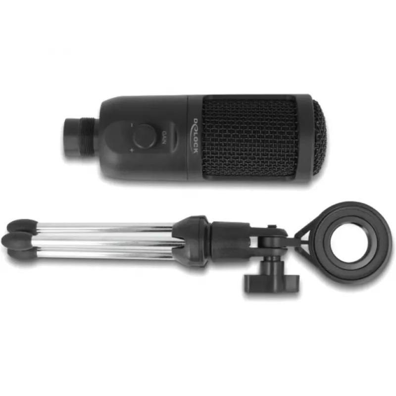 Delock - Mikrofons - USB - Melns (66832)