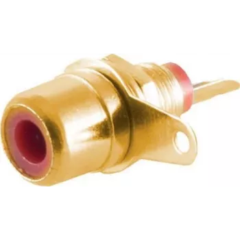 RCA savienotājs ShiverPeaks BS52091-R Gold, vīrišķais
