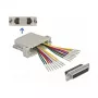 D-Sub 25 kontaktu spraudnis (sieviešu) uz 2 x RJ45 ligzdām (sieviešu) DeLOCK 66834