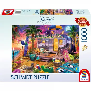 Puzle schmidt spiele Jeff Haynie 1000 gab. — karavāna pie jūras, ainavu 1000 gab. mozaīka