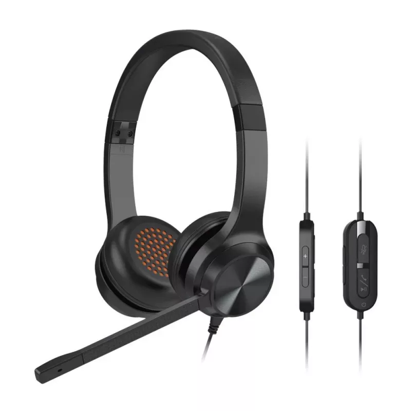 Creative 51EF0980AA000 Chat USB on-ear austiņas ar vadu, stereo, melnas