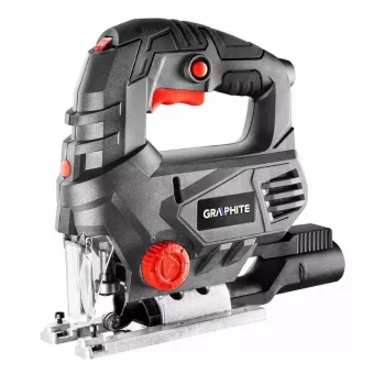 Figūrzāģis 800W Graphite, gājienu skaits 0–3100 minūtē, ar pārnēsāšanas somu