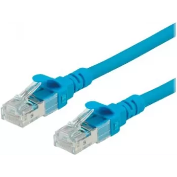 ROLINE - Patch-kabelis - RJ-45 (M) to RJ-45 (M) - 30 cm - UTP - CAT 6 - Halogen-Free, Moulded, Stranded - Zils (21.15.2944)