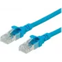ROLINE - Patch-kabelis - RJ-45 (M) to RJ-45 (M) - 30 cm - UTP - CAT 6 - Halogen-Free, Moulded, Stranded - Zils (21.15.2944)