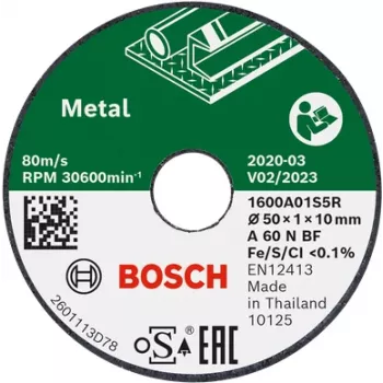 Bosch 1 600 A01 S5Y slīpmašīnas piederums Griešanas disks