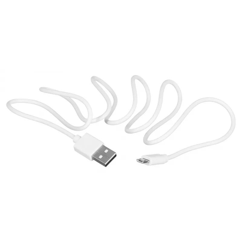 USB kabelis SAVIO CL-123 USB 2.0, USB A uz Micro-USB B, 1 m, balts