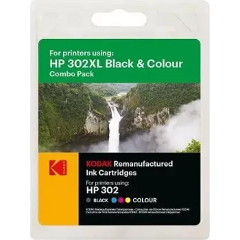 185H030217 KODAK HP 2133 tintes (2) BK+CL F6U68AE/F6U67AE 560/330S. 15/18ml (185H030217)