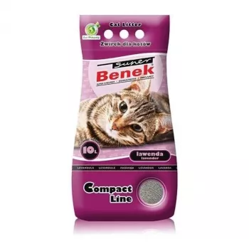 Certech Super Benek Compact Lavanda - kaķu pakaiši, salipstoši, 10 l