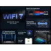 Galda maršrutētājs MERCUSYS MR25BE EasyMesh Wi‑Fi 7 divjoslu 2,4/5 GHz, 3600 Mbps, 3× Gigabit LAN, 4 ārējās antenas