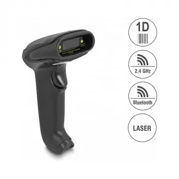 Rokas svītrkodu skeneris DeLOCK 90564 1D lāzera Bluetooth USB