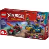 Būvējamie bloki Ninjago 71840 Sacīkšu duelis Rogue pret Drix