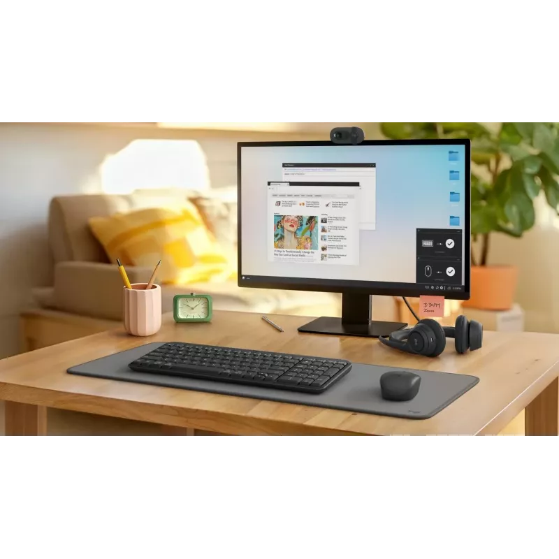 Bezvadu klaviatūras un peles komplekts Logitech MK250 Compact