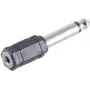 ShiverPeaks BS57001 vadu savienotājs 6.3mm 3.5mm melns nerūsējošais tērauds