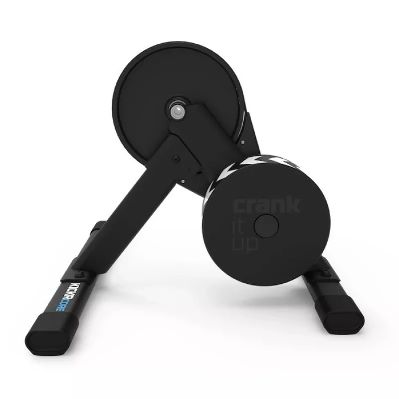 Viedais trenažieris Wahoo KICKR CORE 2 — magnētiskais velotrenažieris, siksnas piedziņa, maks. 1800 W, saderīgs ar 11 ātrumu kaseti, Bluetooth/Wi‑Fi/ANT+