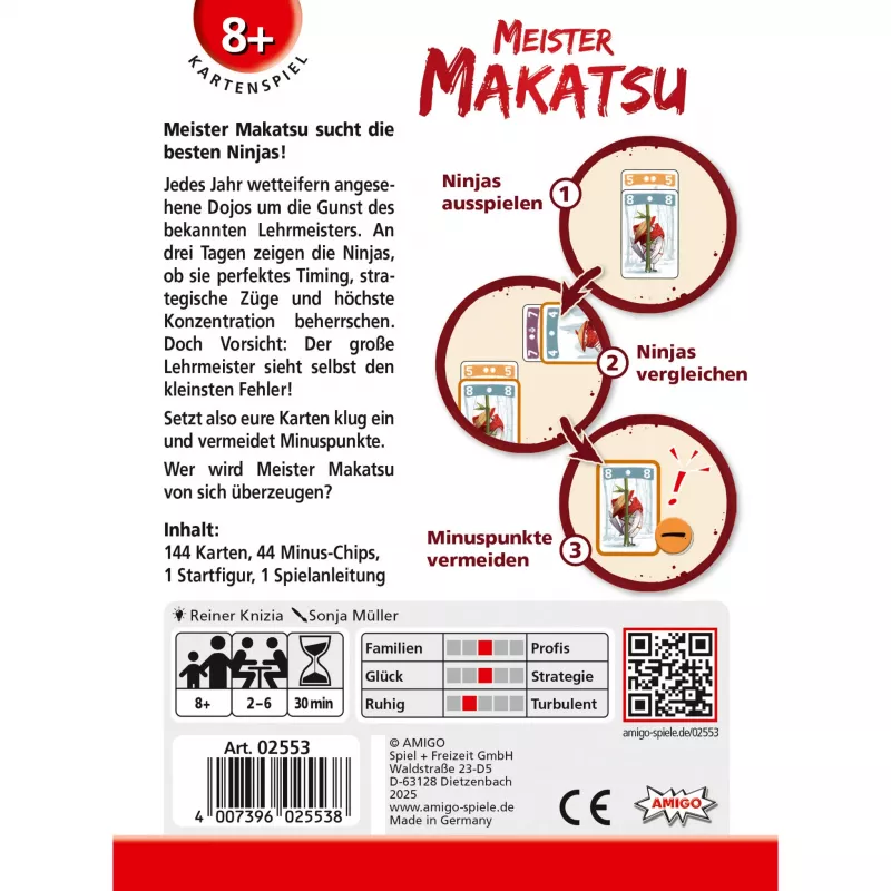 Meister Makatsu, kāršu spēle