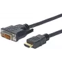 Vivolink PROHDMIDVI7.5 video kabeļa adapteris 7.5 m HDMI DVI-D melns