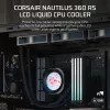 Universāls šķidruma dzesētājs Corsair Nautilus 360 RS 12 cm 2100 RPM melns