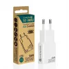 Universāls USB sienas lādētājs everActive SC-380Q Super plāns QC 3.0 — Quick Charge 3.0, kompakts dizains