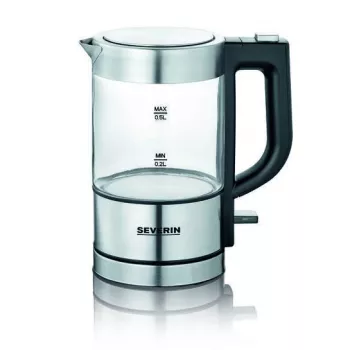 Severin WK 3472 Elektriskā tējkanna 0,5 L Sudraba 1100 W (WK3472)
