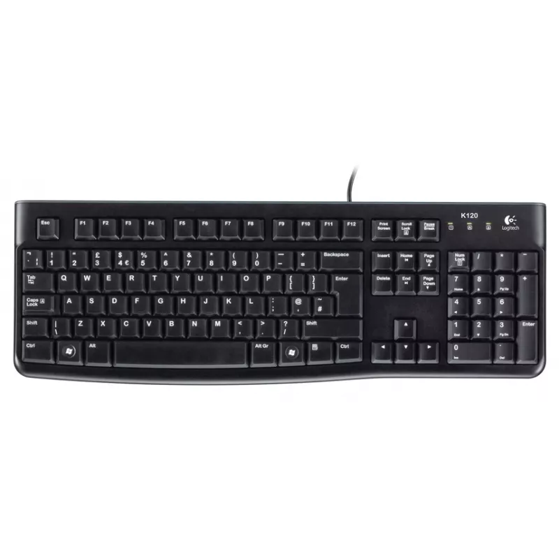 Logitech K120 vadu tastatūra
