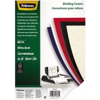 Fellowes FSC Certified - A4 (210 x 297 mm) - karaliski zilā - 250 g/m² - 25 gab. iesiešanas vāks (5373902)