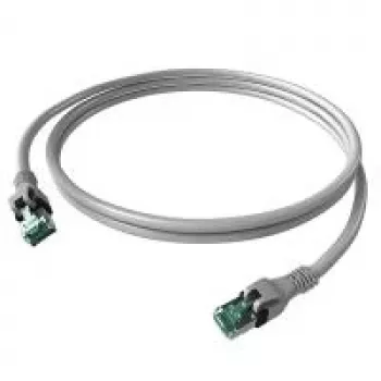 Sacon EasyLan DualBoot PushPull - Patch-kabelis - RJ-45 (M) to RJ-45 (M) - 1 m - STP - CAT 6a - IEEE 802.5/IEEE 802.3 - Moulded - pelēka (CPP1OAAAAA0010)