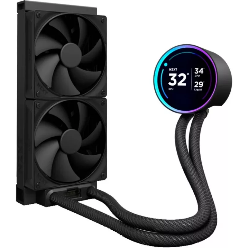 NZXT KRAKEN Elite V2 240 šķidruma dzesēšanas displejs, melns, RL-KN24E-B2 (RL-KN24E-B2)
