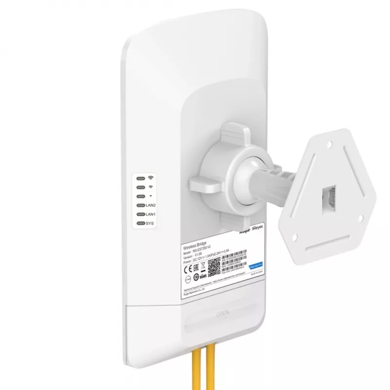 Bezvadu piekļuves punkts RUIJIE RG-EST350 V2 5 GHz 802.11ac, 867 Mbps, 2x RJ-45, PoE, IP54