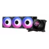 Viss vienā šķidruma dzesētājs MSI MPG CORELIQUID P13 — 120 mm ventilatori, 3 ventilatoru radiators, LGA 1851 atbalsts, melns