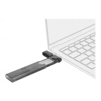 SSD korpuss DeLOCK 42635 Melns M.2