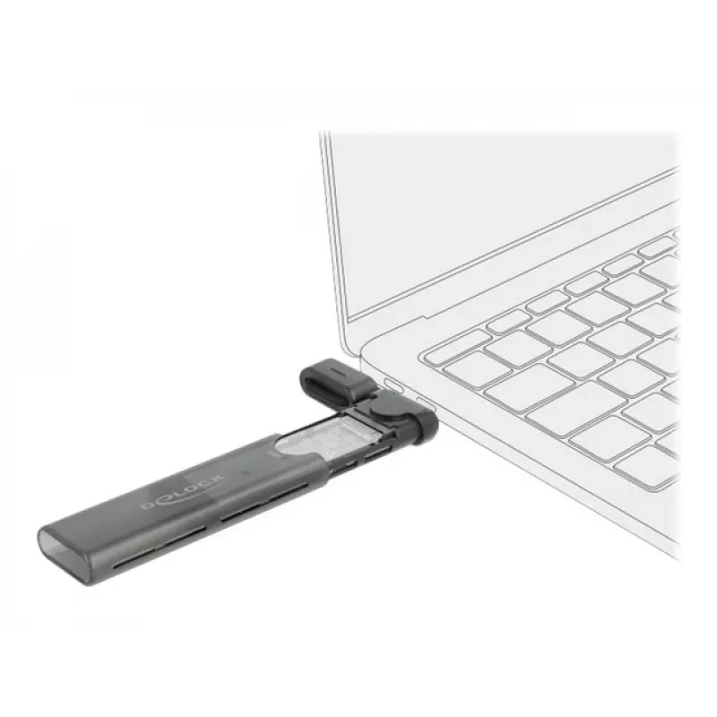 SSD korpuss DeLOCK 42635 Melns M.2