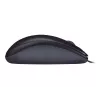 Logitech M90 vadu optiskā biroja pele — 1000 DPI, piemērota abām rokām, USB Type-A, melna
