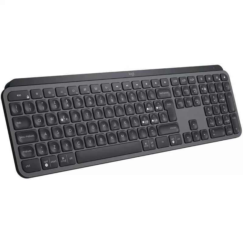 Logitech MX Keys for Business tastatūra RF bezvadu + Bluetooth itāļu grafīta (920-010247)