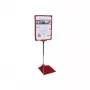 Dokumentu turētājs Franken PSM A4 01 Metal Red