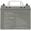 Hermētiska AGM UPS baterija QOLTEC 53084 12V 36Ah LongLife