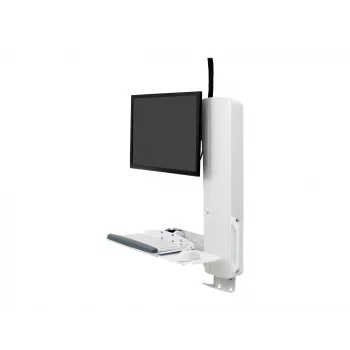 Monitora stiprinājums Ergotron 61-081-062 61 cm (24 collas) sienai, balts