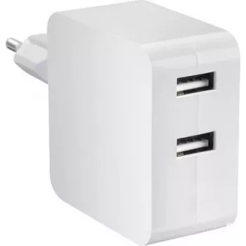 VOLTCRAFT SPS-2400/2+WH-N VC-11331785 USB lādētāja kontaktligzda izejas strāva (maks.) 4800 mA 2 x USB (VC-11331785)